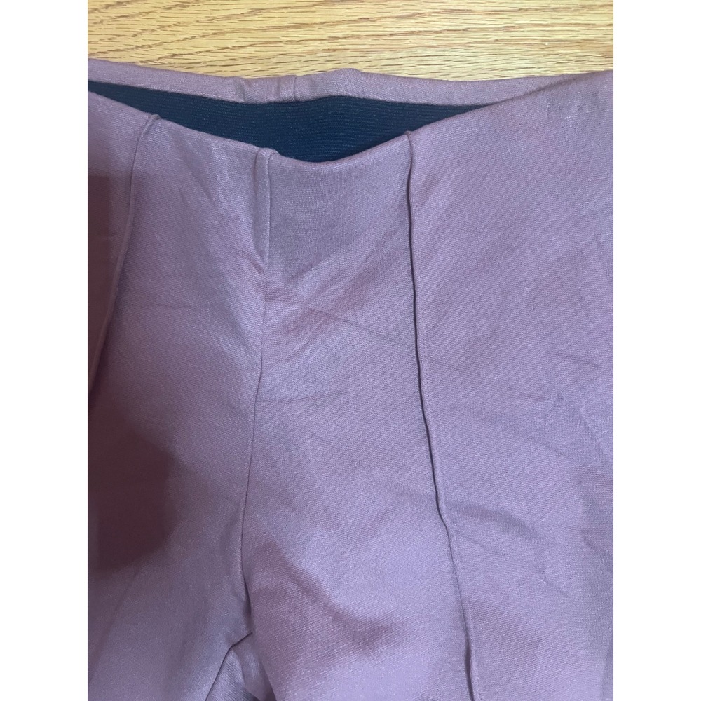 A New Day Womens Pants S Small Brown High Rise Wide Leg Cropped  Casual Cute NWT - Picture 2 of 3